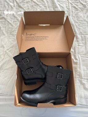 b.o.c. Camile Black Ankle Boots
